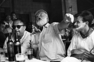 Lords of the drinks [http://lordsofthedrinks.com/2014/07/15/ernest-hemingway-nobel-prize-winning-author-and-a-huge-drunk/ ]